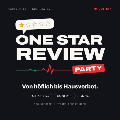 One Star Review Party – Von höflich bis Hausverbot.
